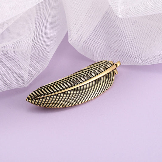 Leaves Elegant French Side Barrettes