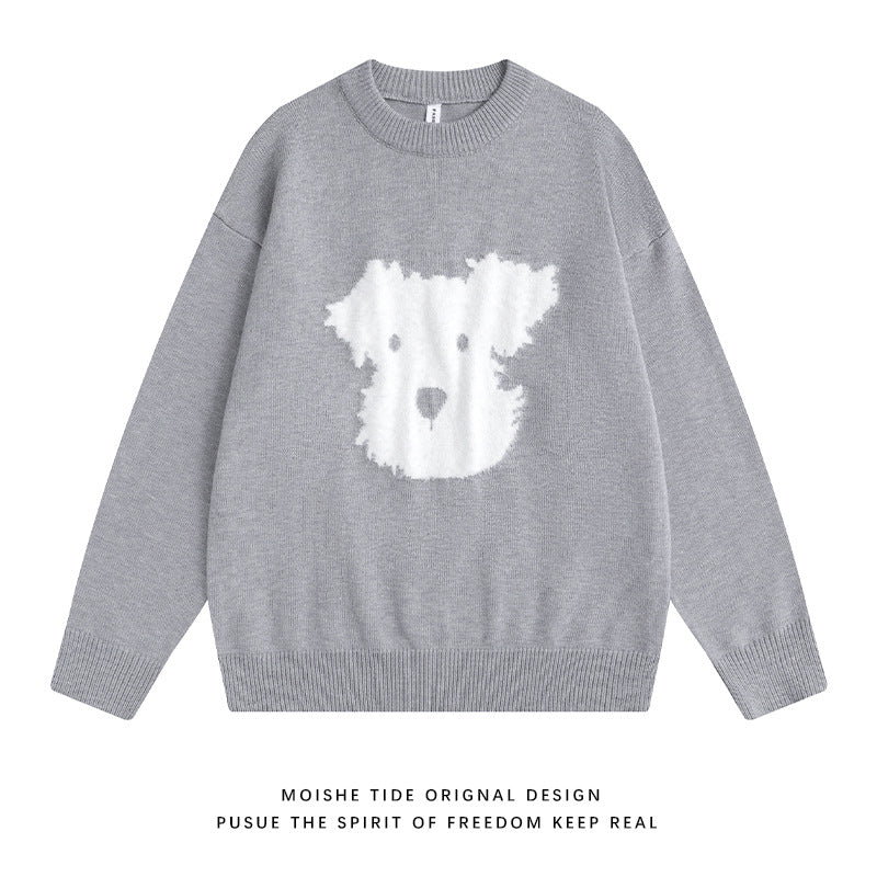 Cartoon Rabbit Soft Glutinous Mink Sweater Men And Women Loose Fashion