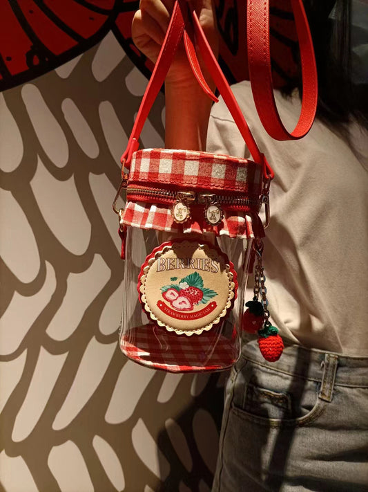 Jelly Transparent Female Thai Niche Design Crossbody Bag