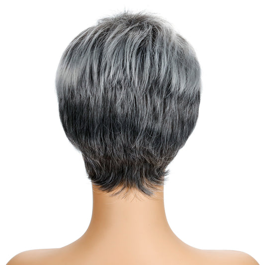 Ladies Fashion Realistic Short Curly Hair Headgear
