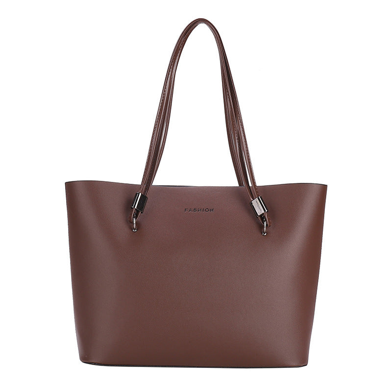 Large Volume Texture Western Style Tote Bag Female