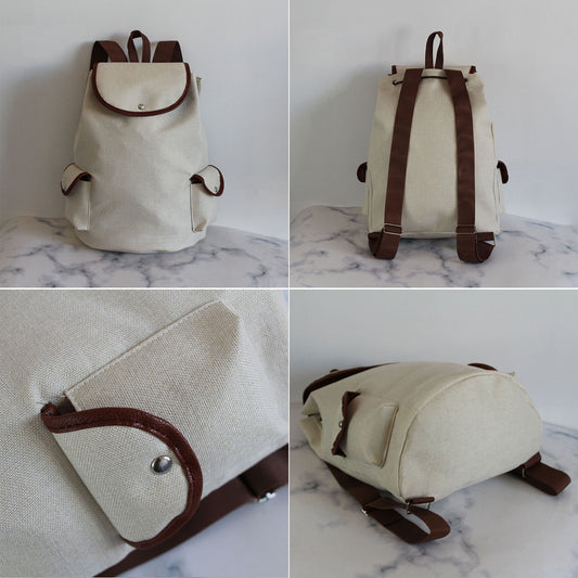 Large-capacity Western-style Creative New Datura Printed Backpack