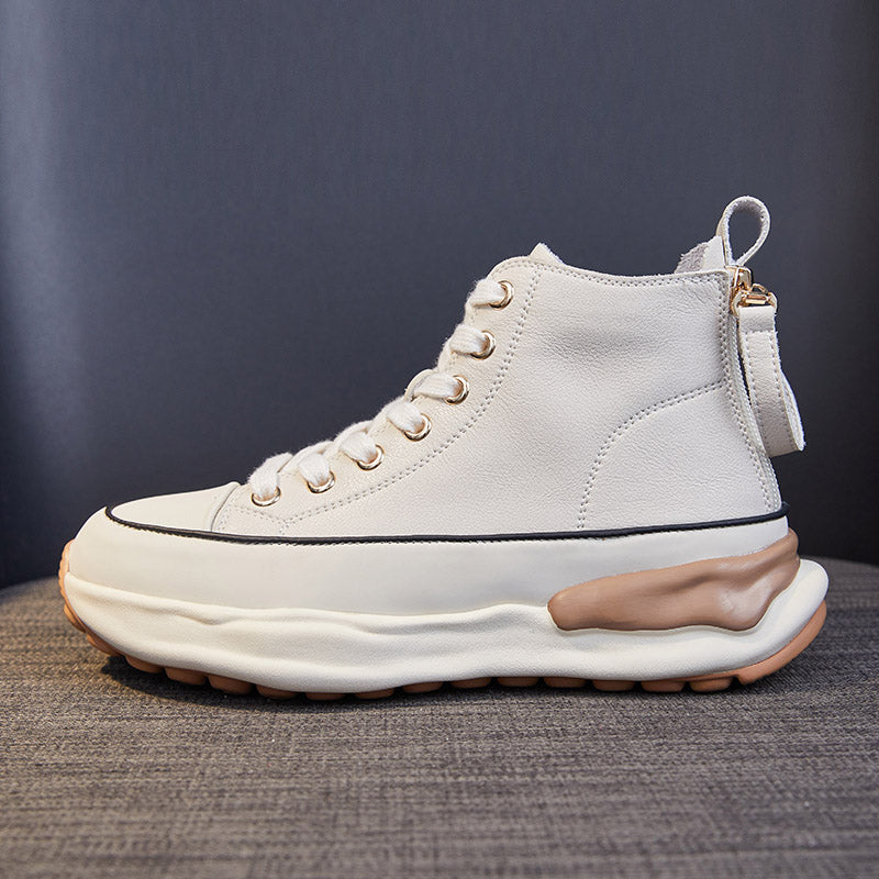 Fashion Spring And Autumn Thick Soled Casual Old Daddy Shoes