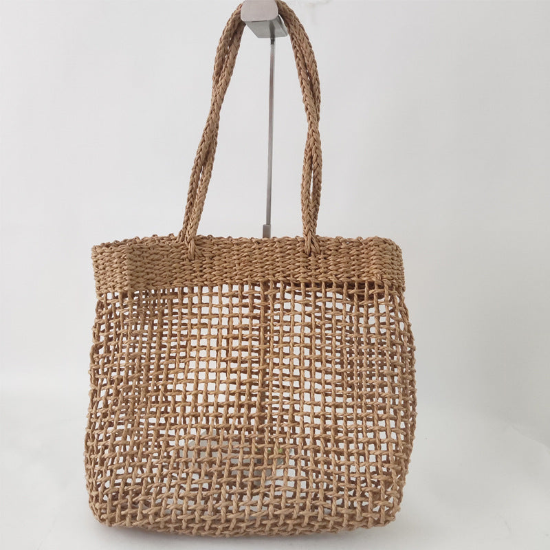 Casual Handbag Ladies Braided Straw Shoulder Bag