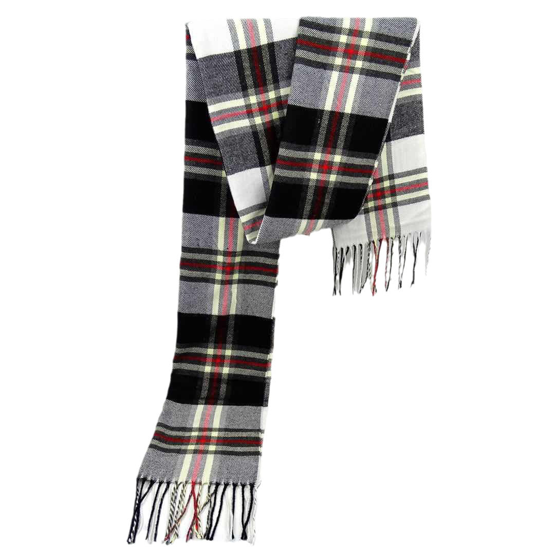 Men's Versatile Reversible Checkered Shawl Scarf