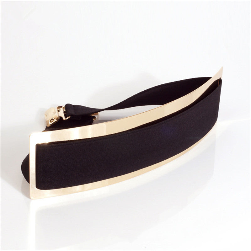 Ladies Decorative Fashion Sequin Mirror Iron Belt