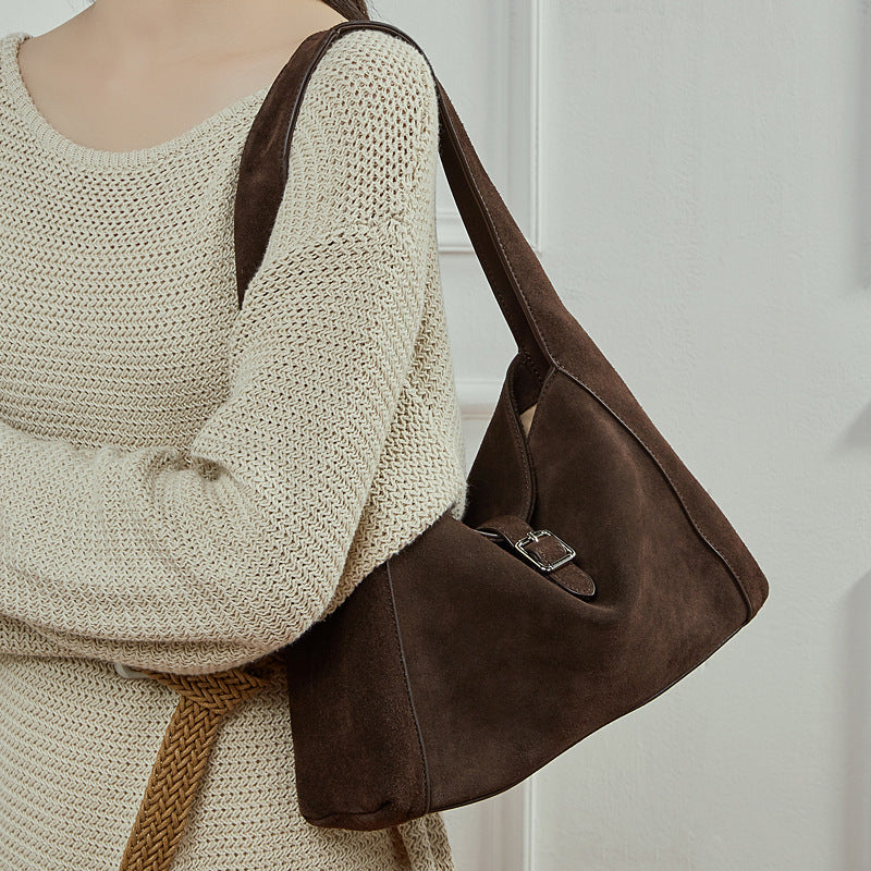 Vintage High-end Underarm Bag Made From Premium