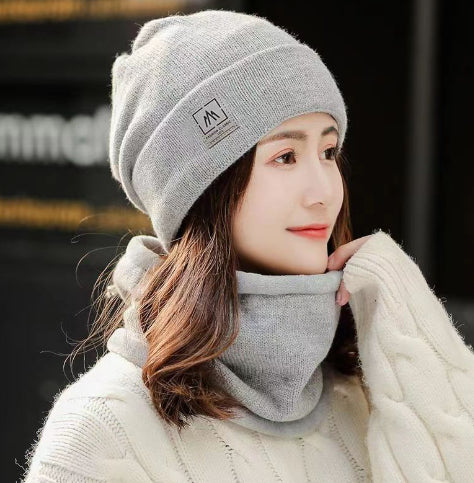 Hat Female Winter Leisure Cycling Warm Velvet Padded Thickened