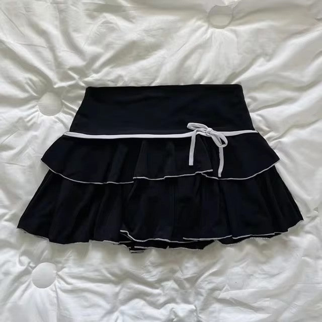 Women's Fashion Ribbon Bow Cake Dress
