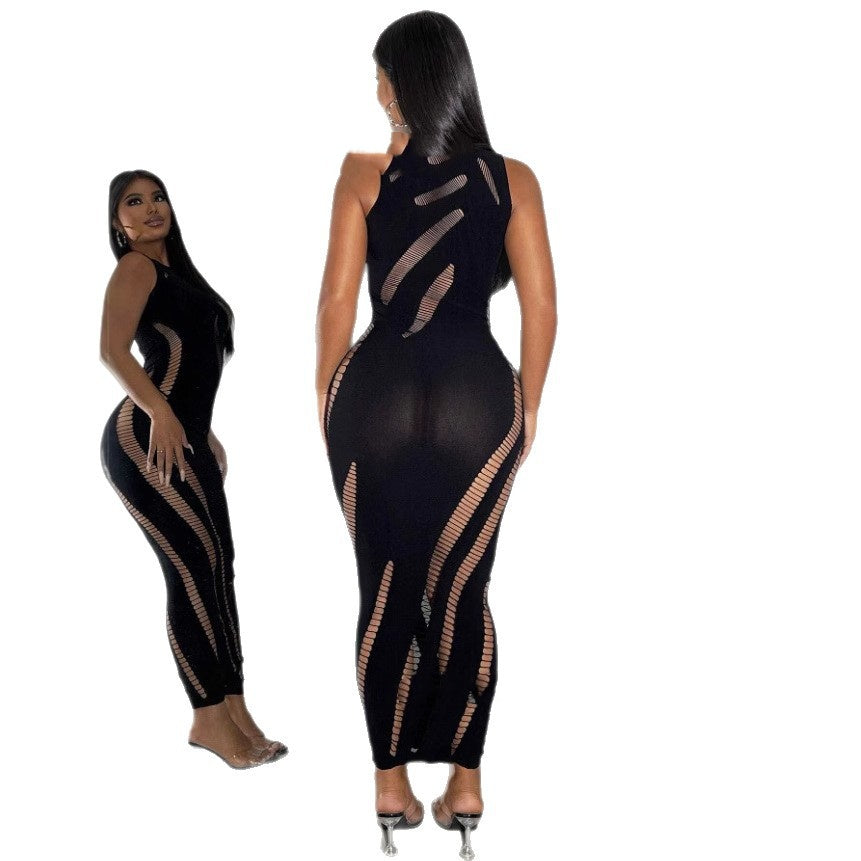 Thick One-piece Knitted Dress Suitable For Wearing As Outerwear