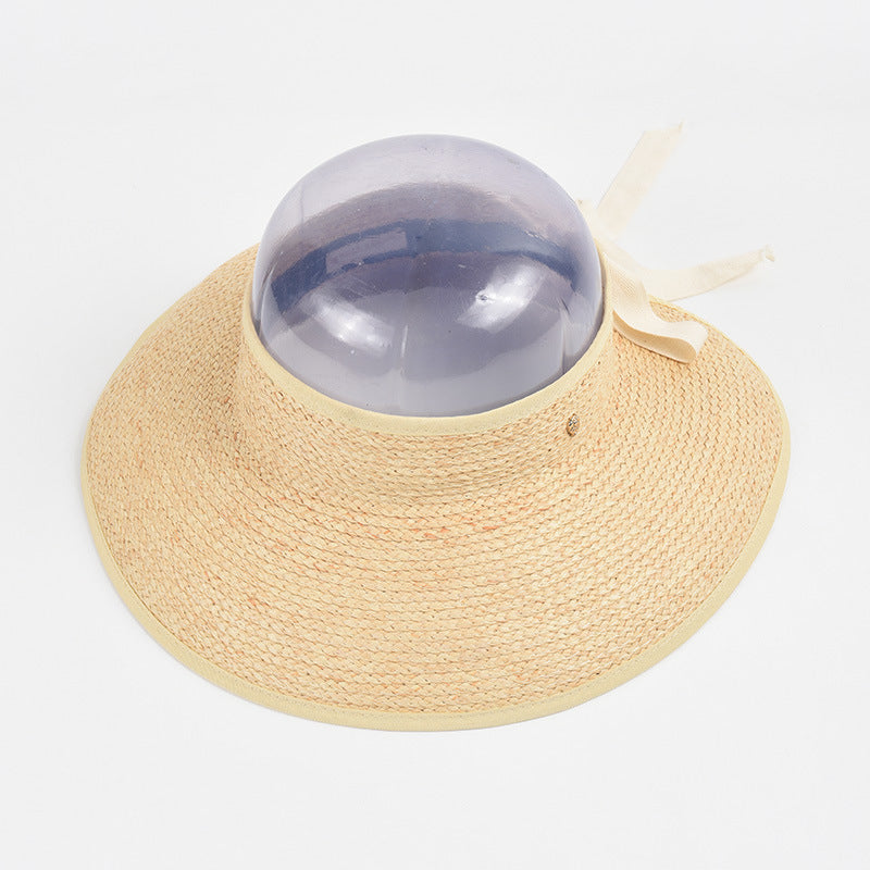 Women's Spring And Summer New Style Big Brim Empty Top Hat For Travel
