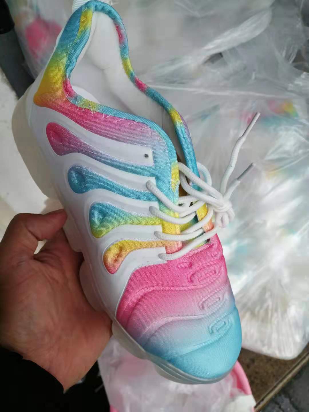 Bottom Increased Women's Shoes Tide Shoes Mesh Breathable Casual Sports Shoes