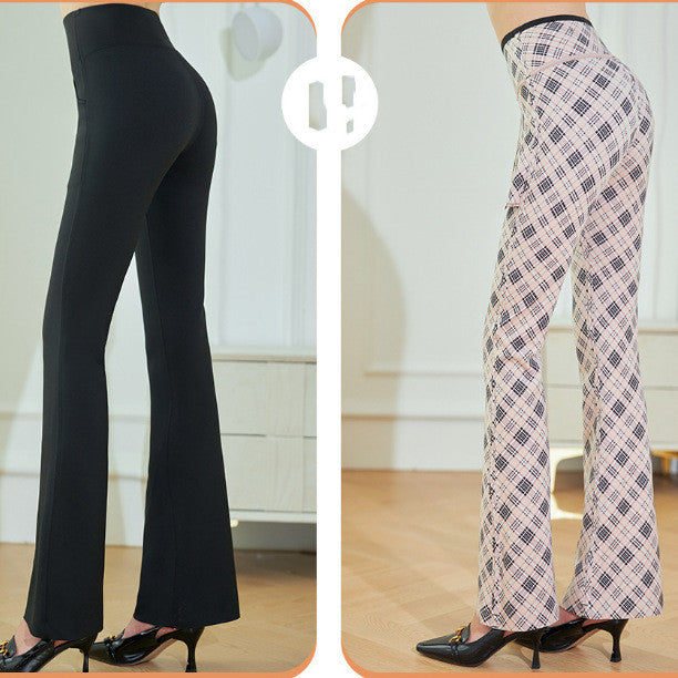 Autumn And Winter Fleece-lined Thickened Shark Pants
