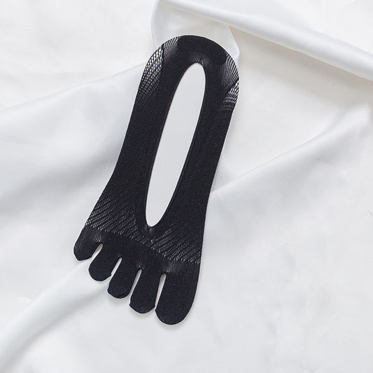 Men's And Women's Thin Velvet Five Toe Socks