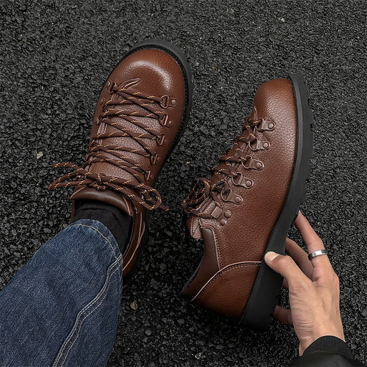 British-style Men's Shoes, Edgy And Stylish Leather Shoes For Men