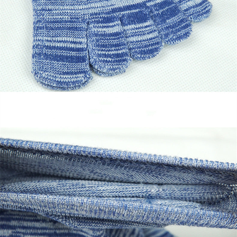 Sweat Absorbing All Season Five Finger Split Toe Socks