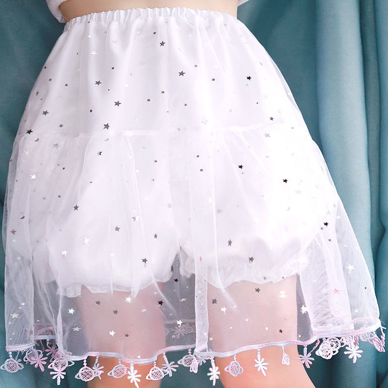 Leggings Women's Anti-glare Lace Rainbow Star Pumpkin Hakama
