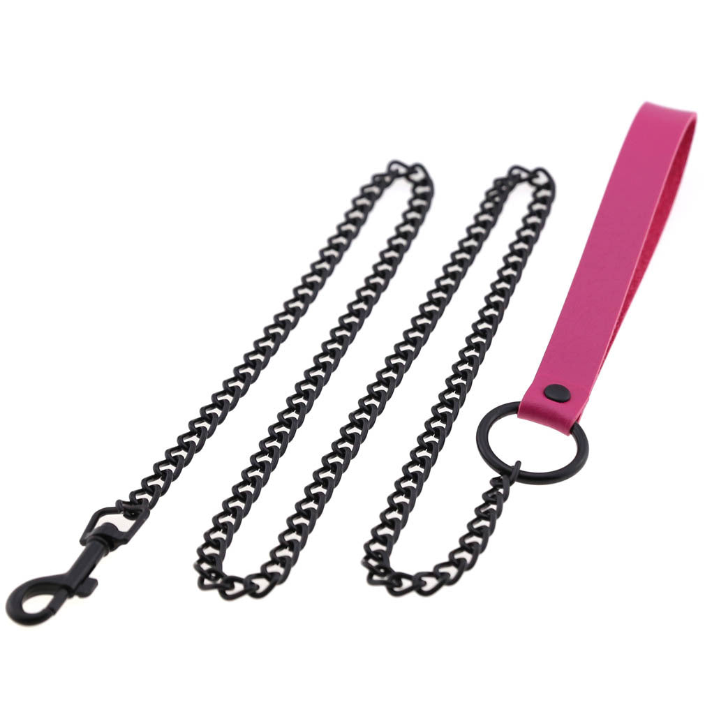 Dark Goth Wind Leather Hand Holding Rope