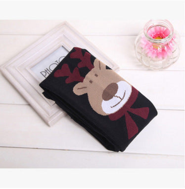 Knitted Padded Fawn Girls Leggings
