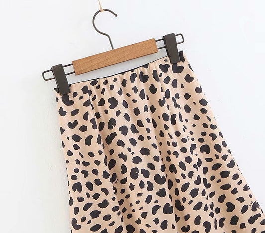 Womens Leopard Print Skirt