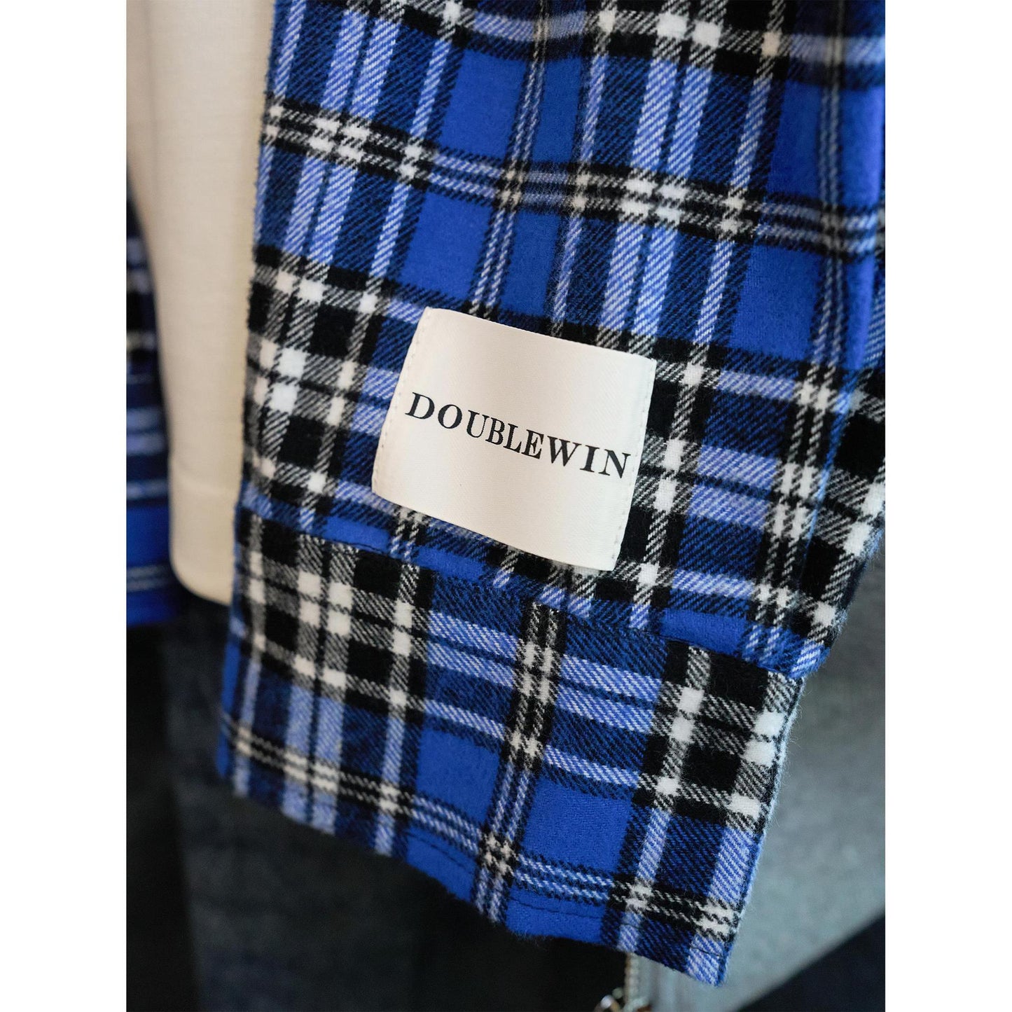 Double-layer Hooded Sweater Men's Fake Two-piece Cardigan Jacket
