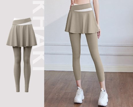 High Flick Yoga Pants Female Patchwork Color Quick Dry Breathable