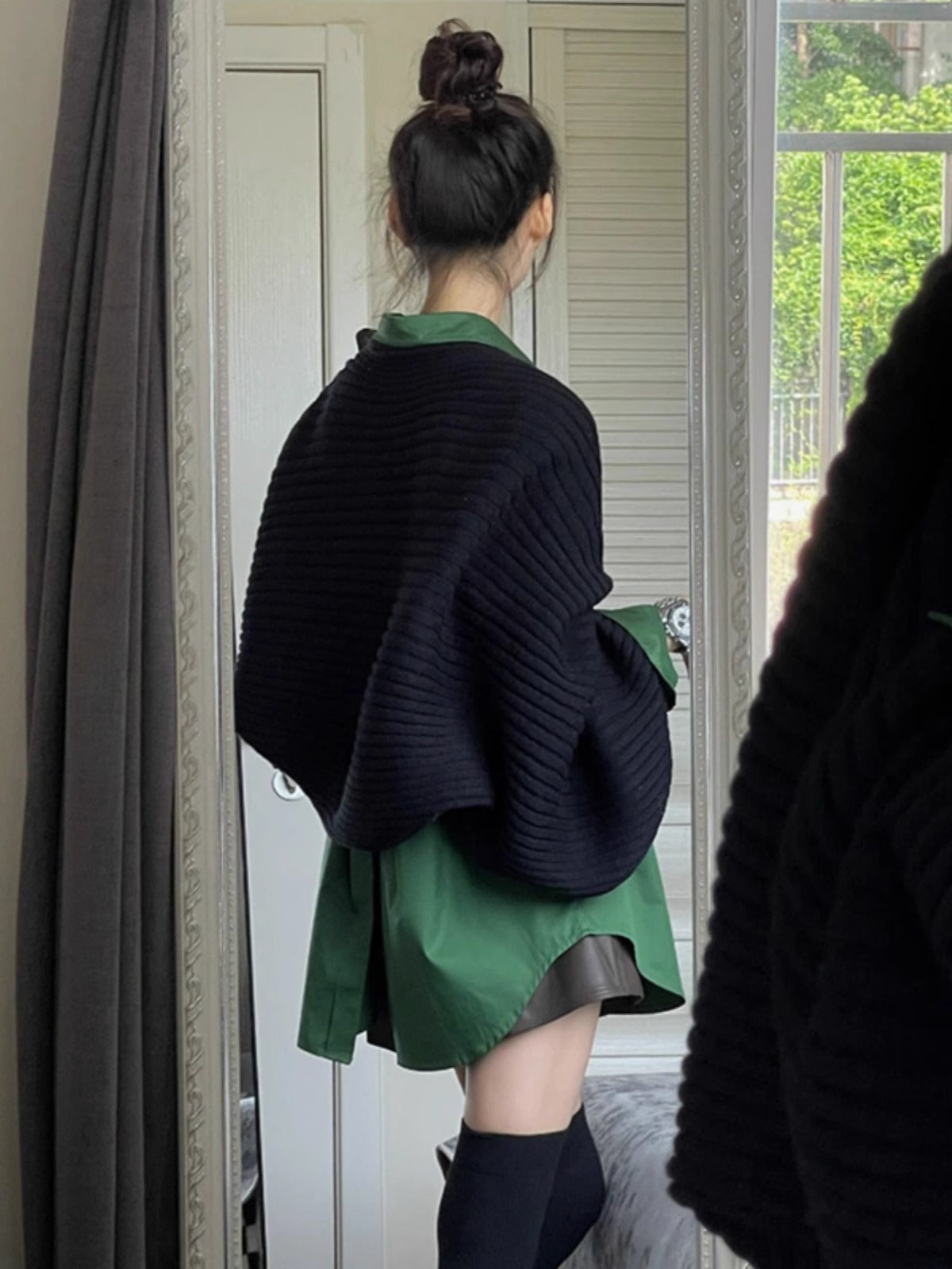 High Sense With A Set Of Sweater Shirt Two-piece Set