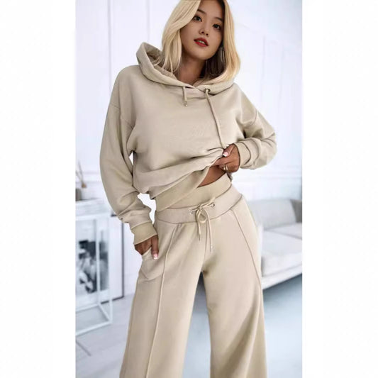 Best-selling Hooded Sweatshirt And Casual Outfit Set 2 Pieces