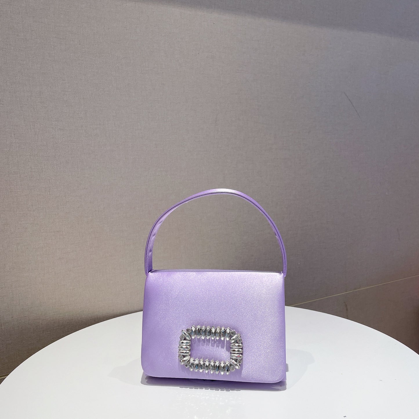 Rhinestone Chain Nylon One-shoulder Hand Messenger Bag