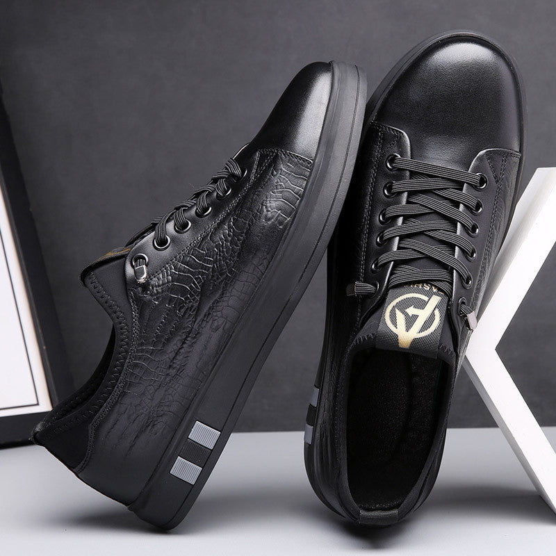 Men's Casual Leather Business Fashion Soft Surface