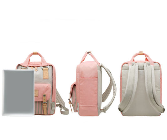 Fashion Stripe Casual Computer Backpack