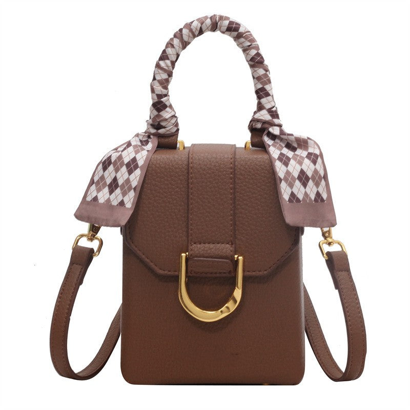Nyt Fashion Halstørklæde Dekoration Håndtaske Dame Alsidig Crossbody