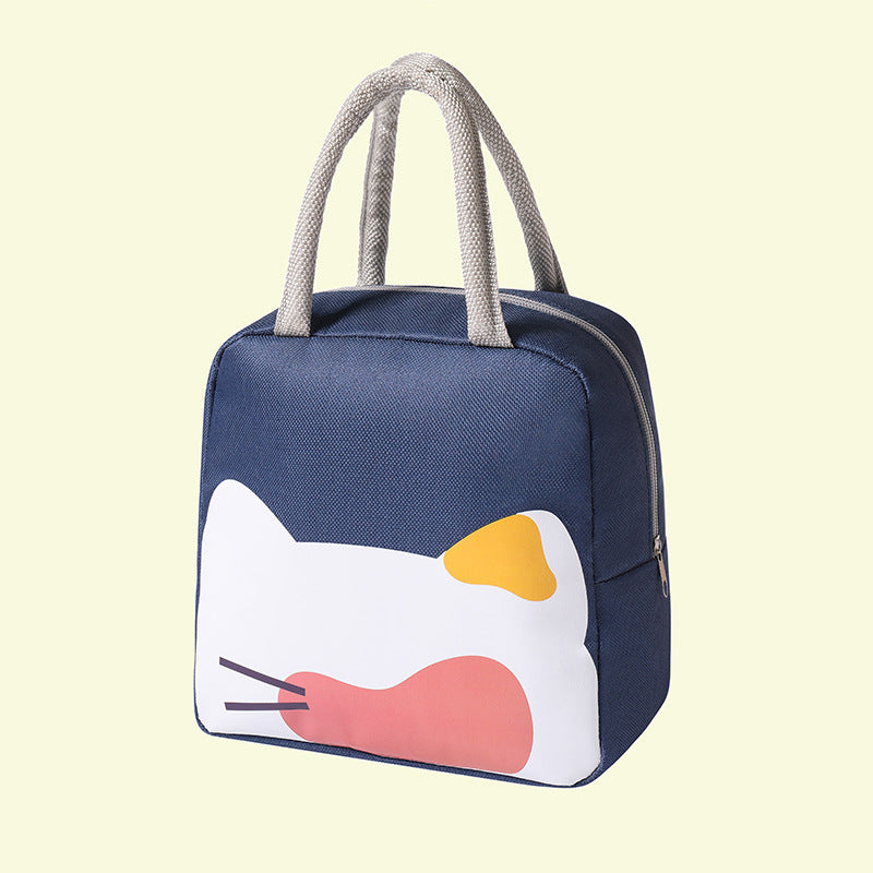 Fashion Aluminum Film Thickened Portable Lunch Bag