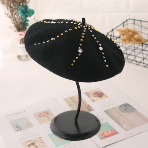 Women's Woolen Elegant Beret Versatile