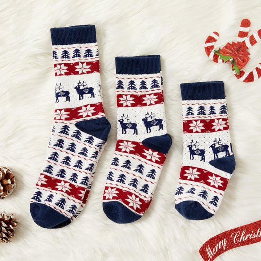 Children's Jacquard Christmas Socks