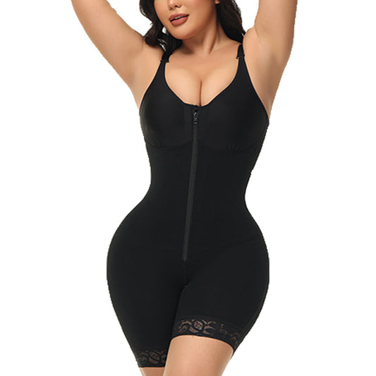 One-piece Corset Women With Chest Stitching Zipper