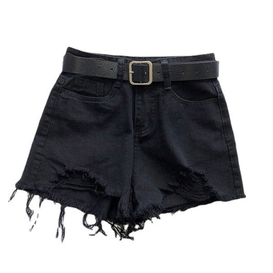 Spicy Girl Denim Shorts Arrival Slimming High-Waisted Style