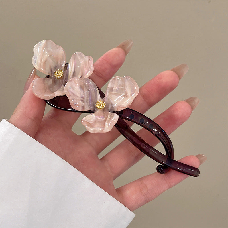 Retro Flower Back Head Updo Bobby Pin