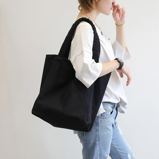 Women's One Shoulder Canvas Portable Shopping Bag