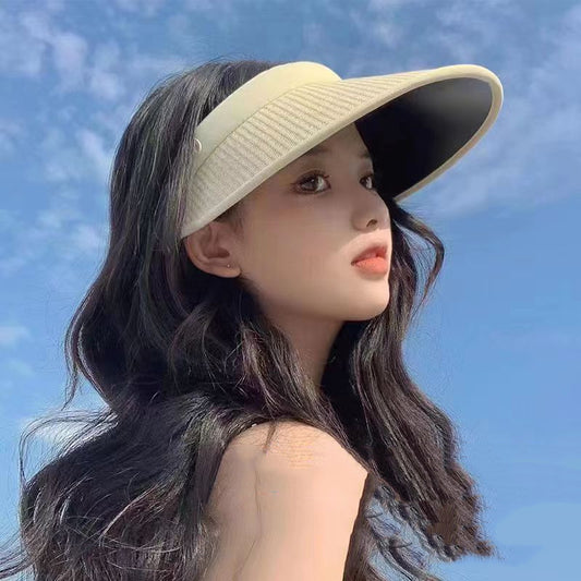 Women's Straw Hat Sunscreen Sunshade