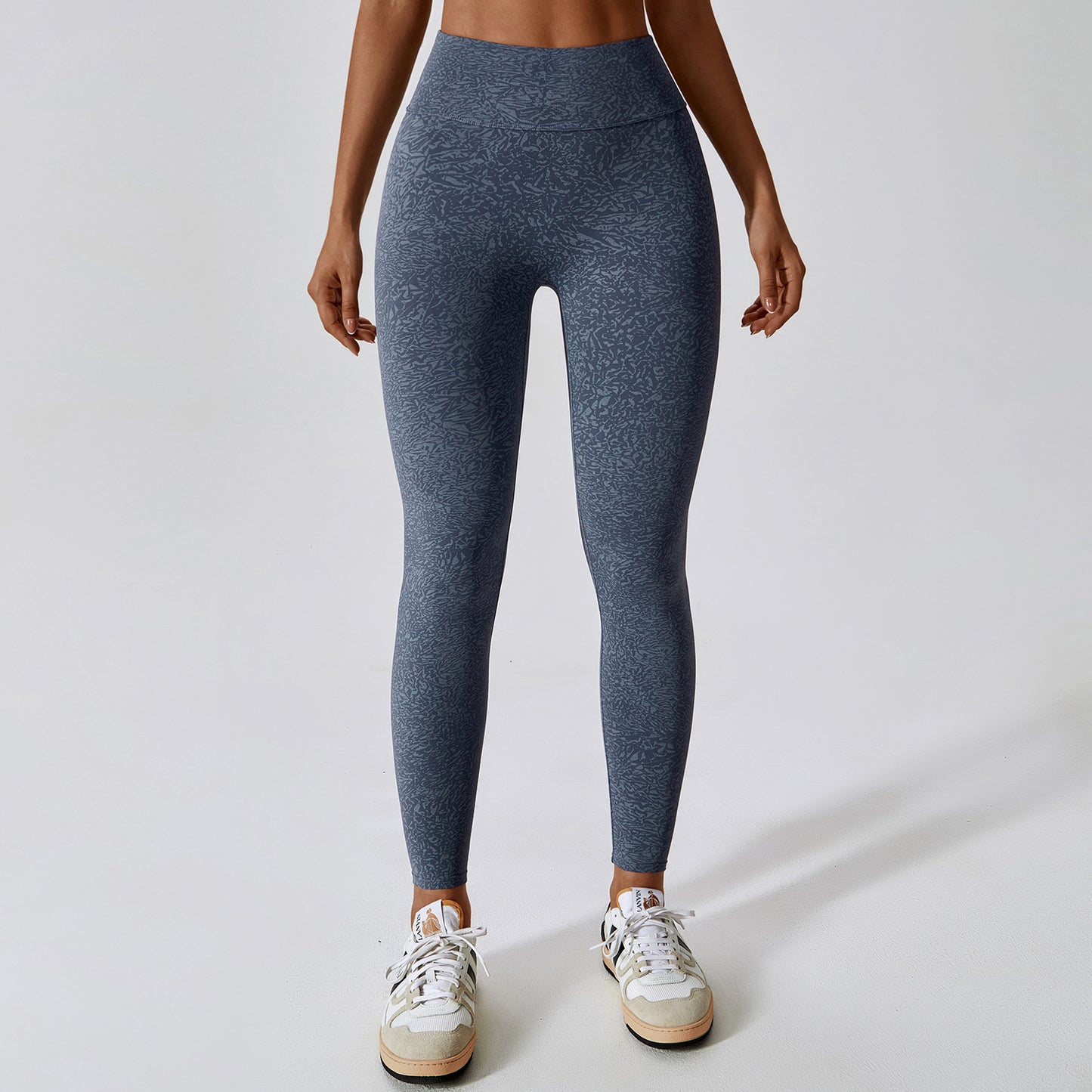 Belly Contracting Hip Lifting Running Sports Quick-drying Camouflage Printing Nude Feel High Waist Yoga Pants