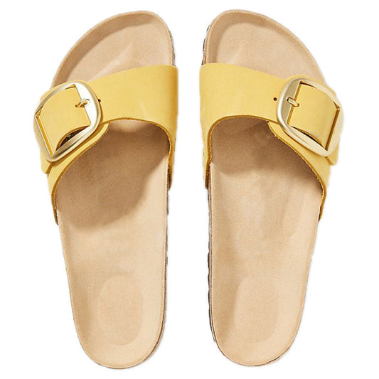 Flat-bottomed Flat-bottomed Flip Flops Fashion Exterior Buttoned Sandals And Slippers