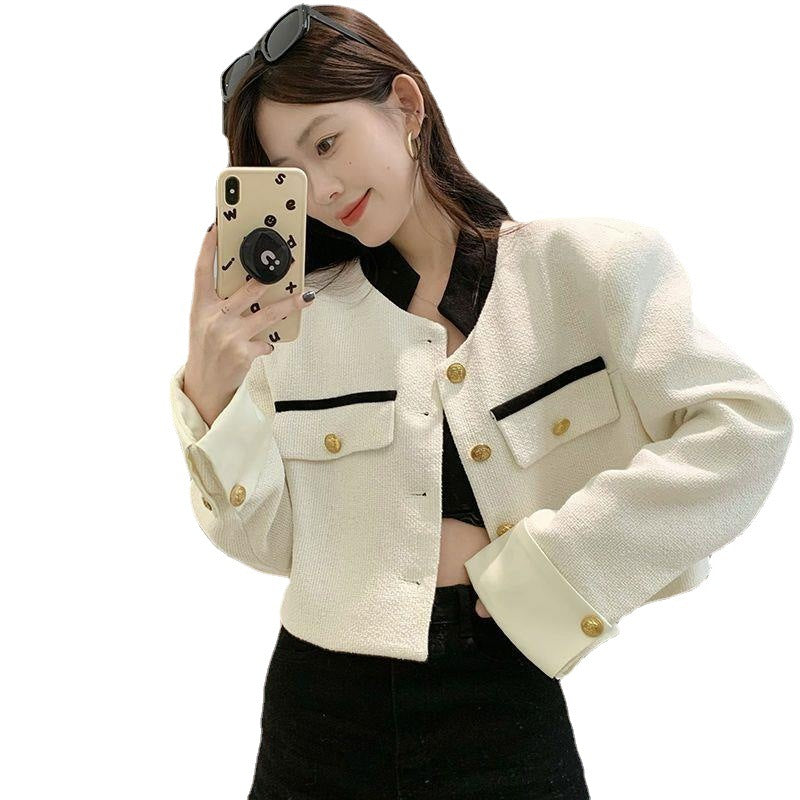 Short Stitched Knitted Jacket Equestrian Clothing