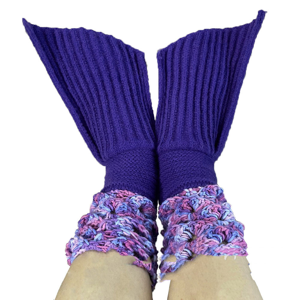 New Ins Warm Mermaid Knitted Wool Floor Socks