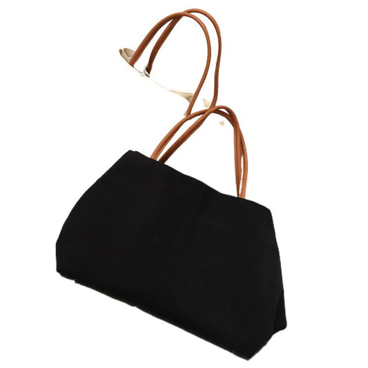 Ins Explosion Models Simple Handbag Pure Color Tote Bagg