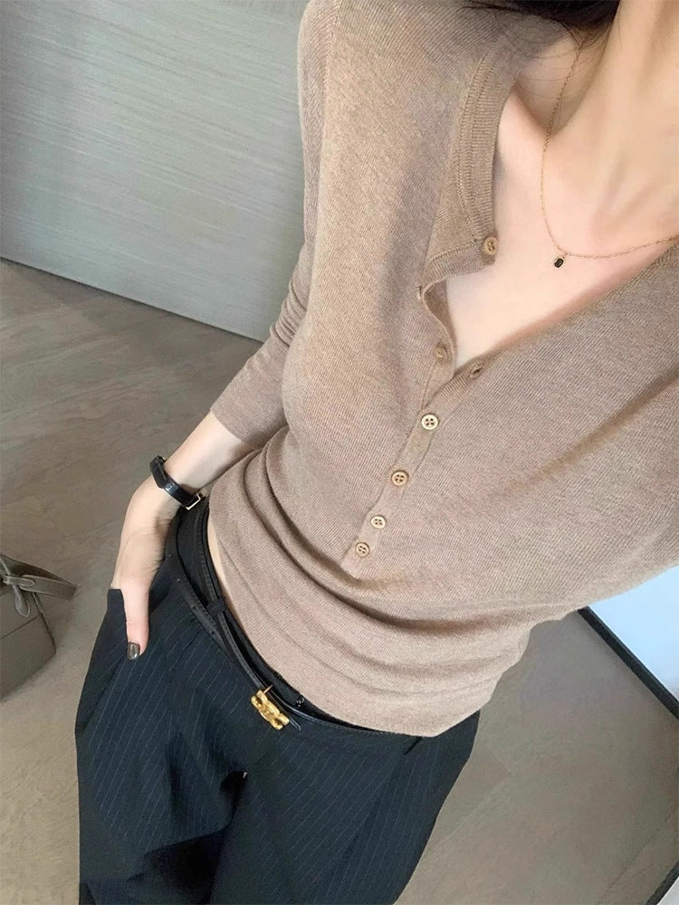 Ny Slim Fit Indertøj Langærmet Dame