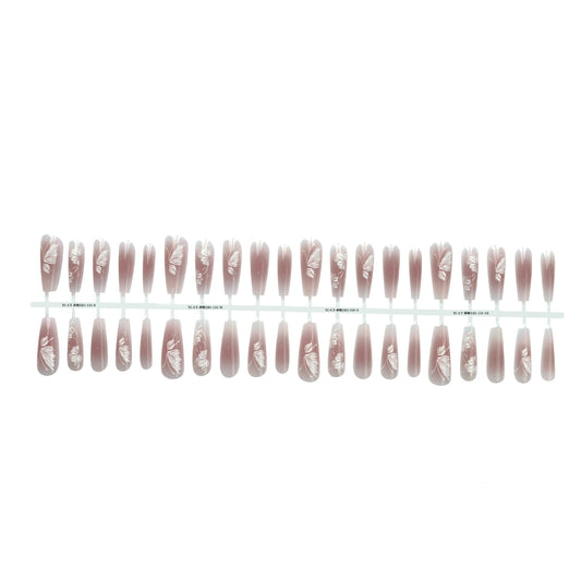 Wave Mark Ancient Style Ins Wind Long Water Drop Nail Beauty Bright Surface