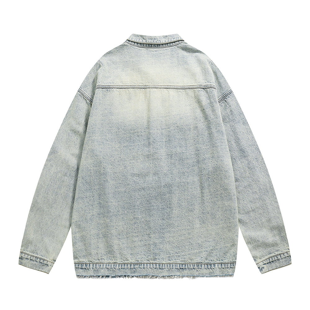 High Street Old Washing Water Denim Jacket