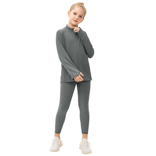 Striped Nylon Fitness Running Pants