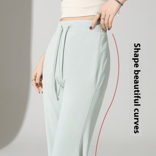 UPF150 Cool Bootcut Trousers Slim Elastic Casual Pants